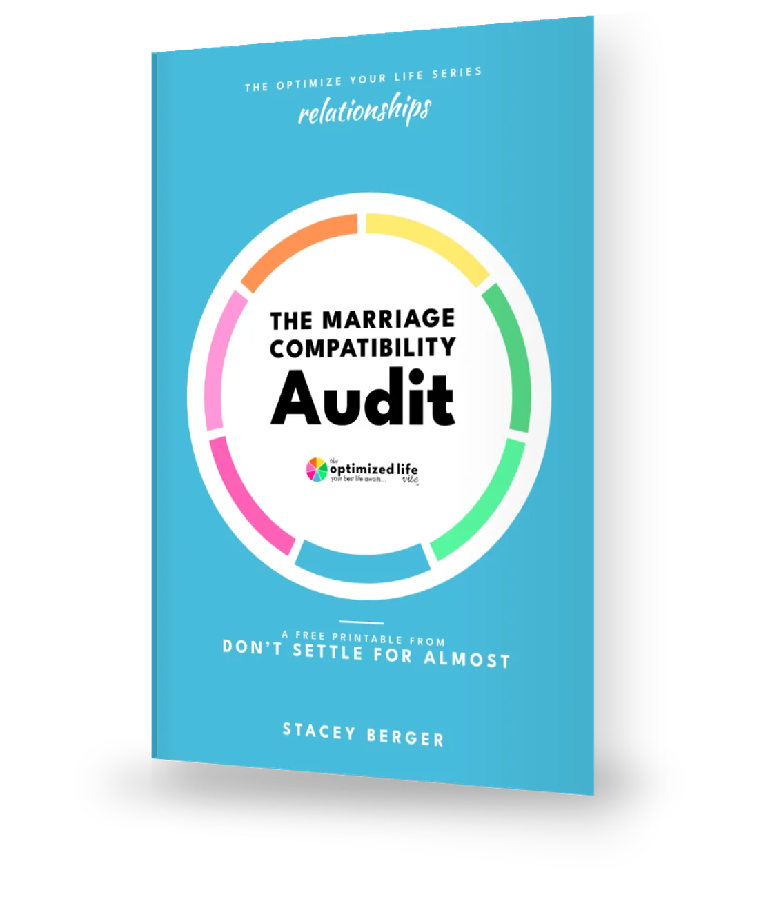 Cover of The Marriage Compatibility Audit, a free printable from Don't Settle for Almost by Stacey Berger